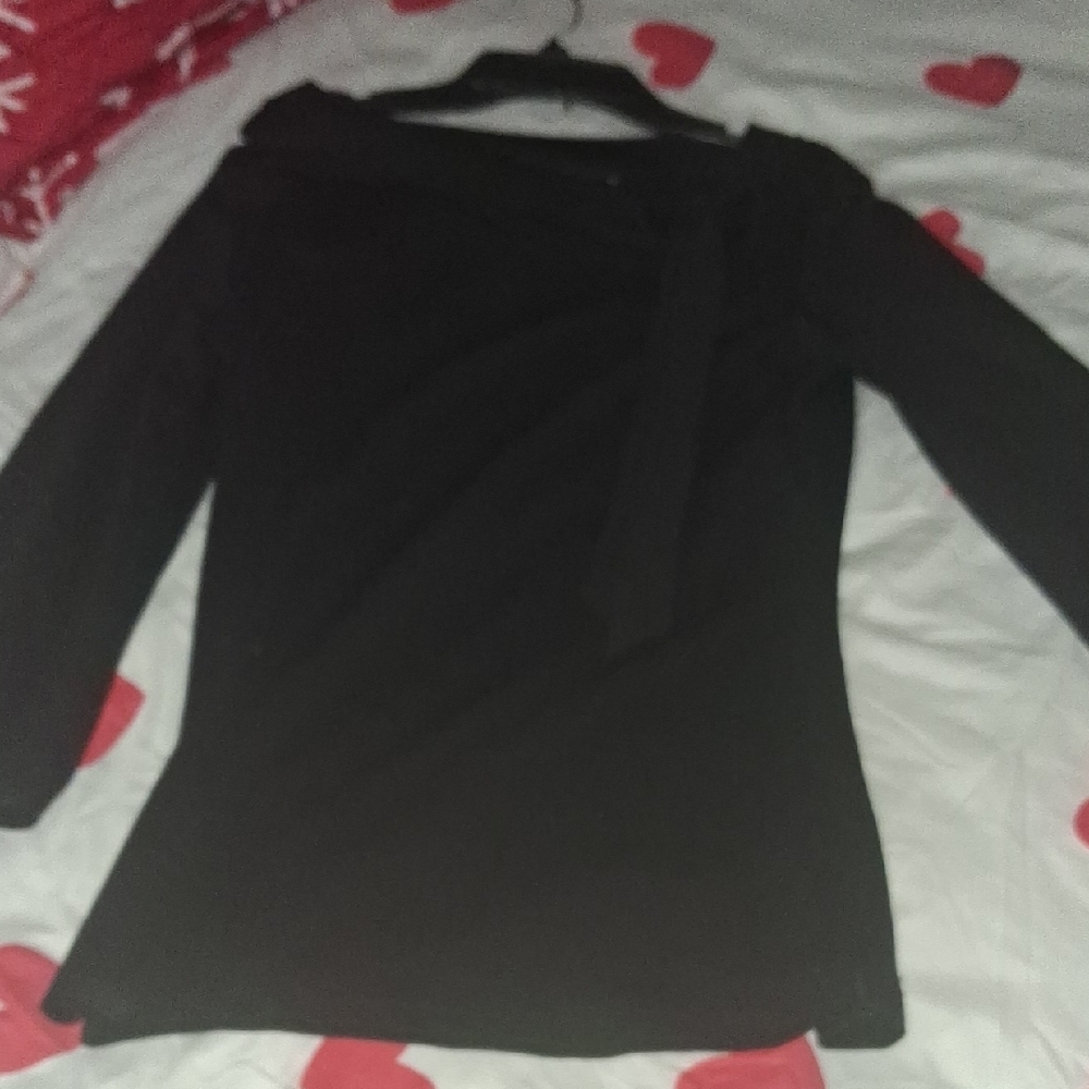 Voodoo Vixen Elegant Black Top - Picture 6 of 6